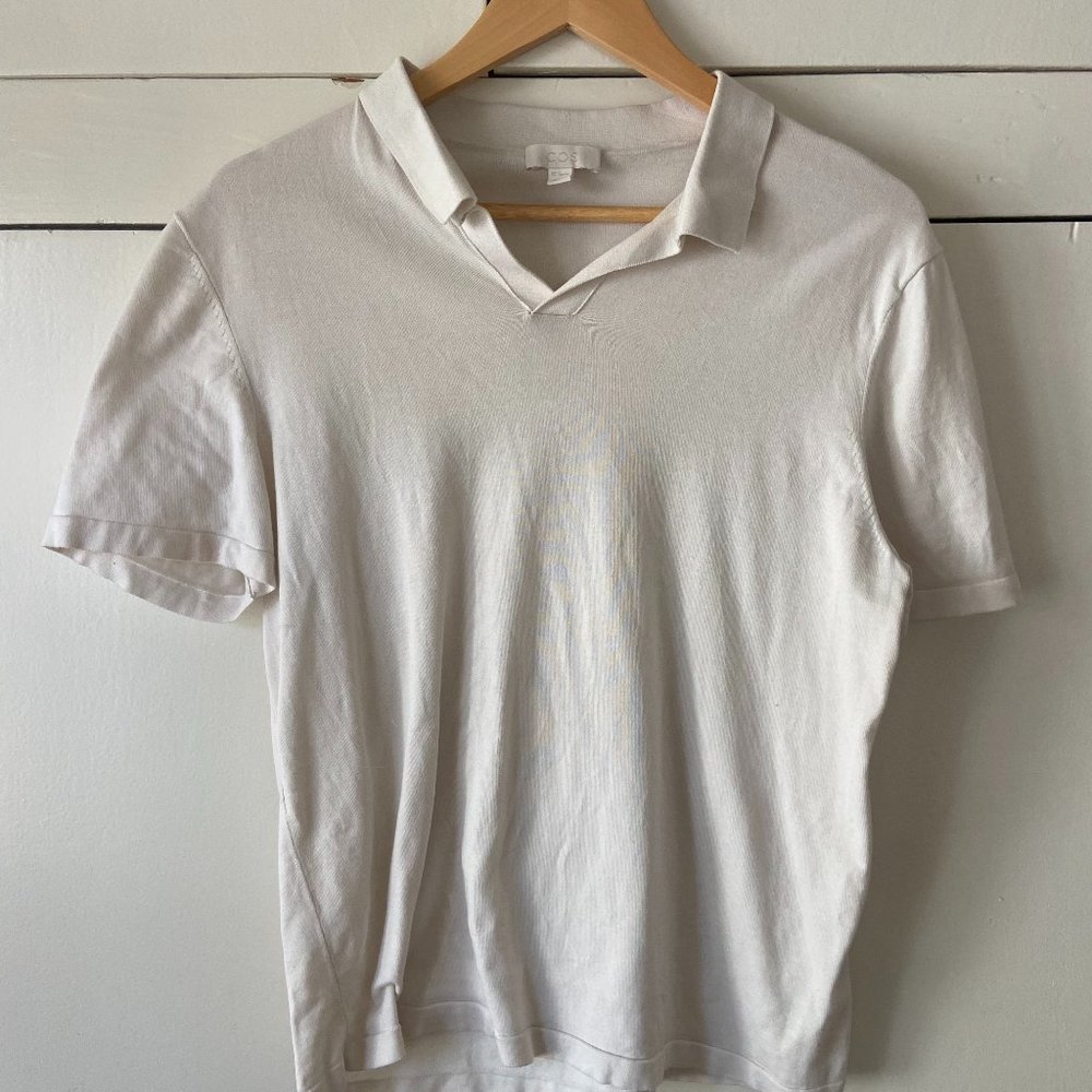 Cos White Polo